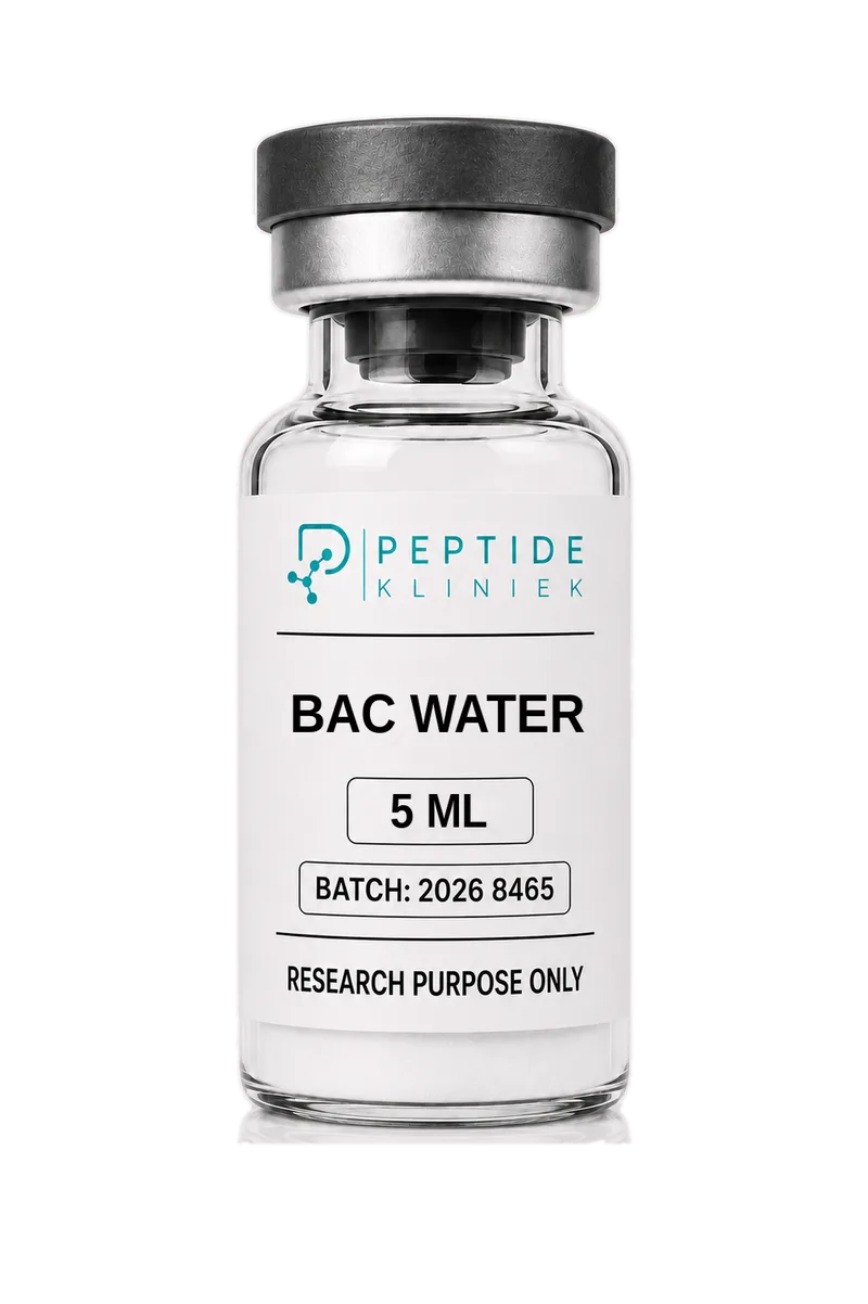 BAC Water 5ml vial laboratoriumoplosmiddel kopen; Peptide Kliniek
